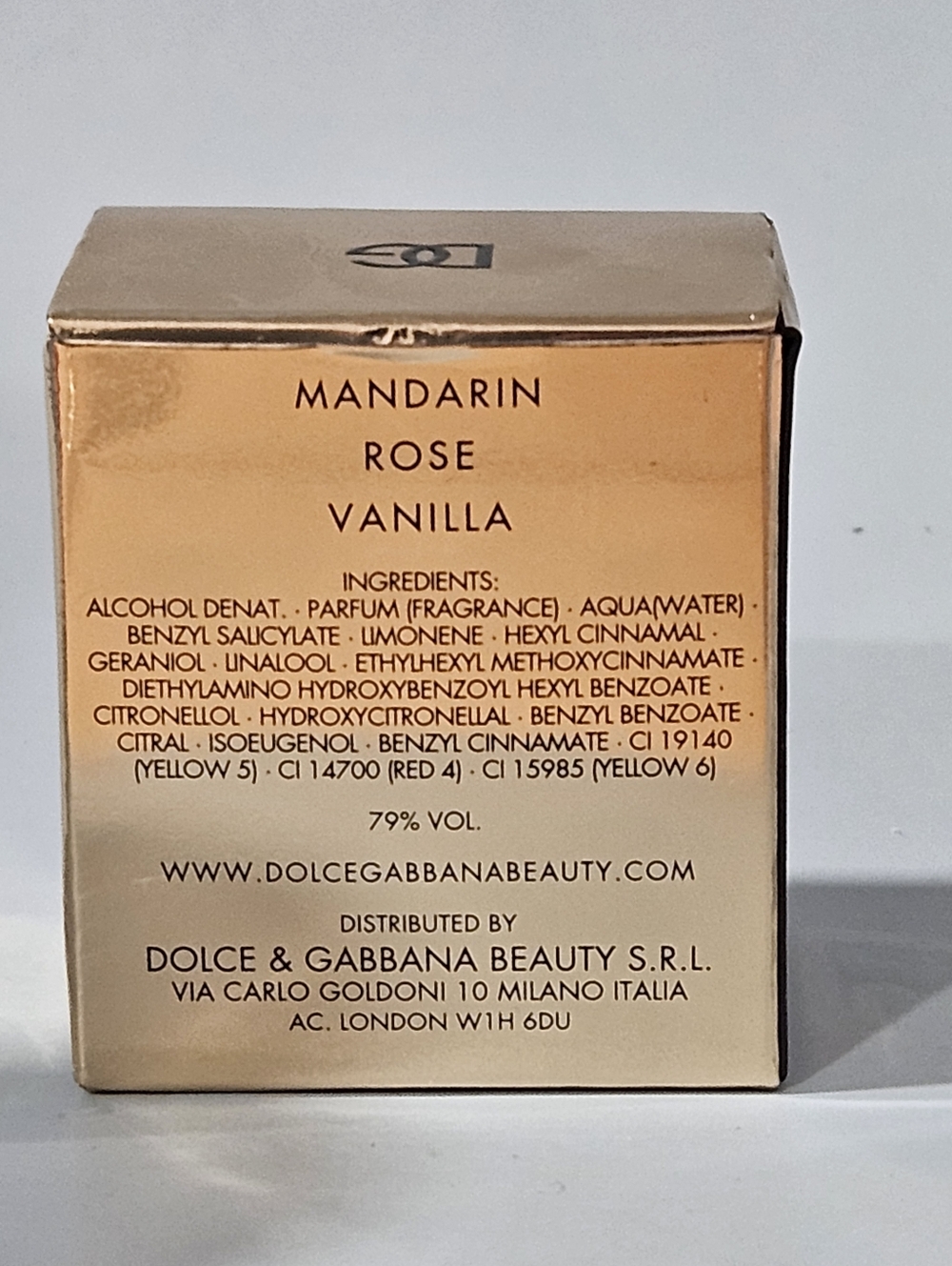 Dolce &GABBANA THE ONE 0.17 SMALL BOTTLE - Picture 3 of 3